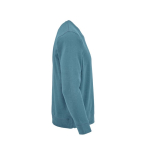 Sweatshirt unissexo de algodão orgânico com felpa francesa 300 g/m² Capri cor azul petróleo segunda vista