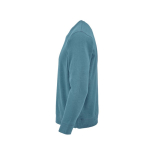 Sweatshirt unissexo de algodão orgânico com felpa francesa 300 g/m² Capri cor azul petróleo terceira vista 