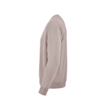 Sweatshirt unissexo de algodão orgânico com felpa francesa 300 g/m² Capri cor cinzento topo terceira vista 