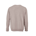 Sweatshirt unissexo de algodão orgânico com felpa francesa 300 g/m² Capri cor cinzento topo vista traseira 