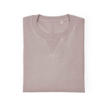 Sweatshirt unissexo de algodão orgânico com felpa francesa 300 g/m² Capri cor cinzento topo segunda vista frontal 