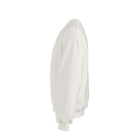 Sweatshirt unissexo oversize em algodão orgânico 340 g/m² Whitehaven cor branco terceira vista 
