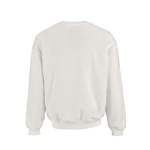 Sweatshirt unissexo oversize em algodão orgânico 340 g/m² Whitehaven cor branco vista traseira 