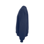 Sweatshirt unissexo oversize em algodão orgânico 340 g/m² Whitehaven cor azul-marinho terceira vista 