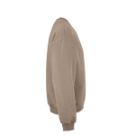 Sweatshirt unissexo oversize em algodão orgânico 340 g/m² Whitehaven cor castanho-claro segunda vista