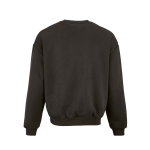 Sweatshirt unissexo oversize em algodão orgânico 340 g/m² Whitehaven cor lilás vista traseira 