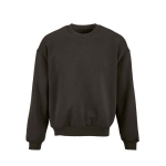 Sweatshirt unissexo oversize em algodão orgânico 340 g/m² Whitehaven cor lilás vista frontal 