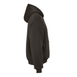 Sweatshirt capuz oversize 340 g/m² em algodão e poliéster reciclado Ericeira cor lilás segunda vista