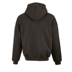 Sweatshirt capuz oversize 340 g/m² em algodão e poliéster reciclado Ericeira cor lilás vista traseira 