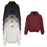 Sweatshirt capuz oversize 340 g/m² em algodão e poliéster reciclado Ericeira