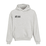 Sweatshirt capuz oversize 340 g/m² em algodão e poliéster reciclado Ericeira vista principal