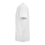 T-shirt unissexo em algodão orgânico corte regular 165g/m² Copacabana cor branco terceira vista 