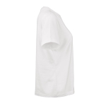 T-shirt de senhora em algodão orgânico ring-spun 165 g/m² Copacabana cor branco segunda vista