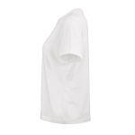T-shirt de senhora em algodão orgânico ring-spun 165 g/m² Copacabana cor branco terceira vista 