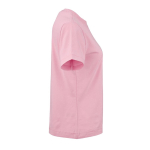 T-shirt de senhora em algodão orgânico ring-spun 165 g/m² Copacabana cor cor-de-rosa segunda vista