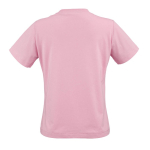T-shirt de senhora em algodão orgânico ring-spun 165 g/m² Copacabana cor cor-de-rosa vista traseira 