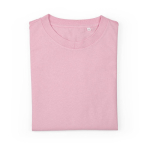 T-shirt de senhora em algodão orgânico ring-spun 165 g/m² Copacabana cor cor-de-rosa segunda vista frontal 