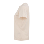 T-shirt de senhora em algodão orgânico ring-spun 165 g/m² Copacabana cor bege terceira vista 