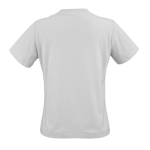 T-shirt de senhora em algodão orgânico ring-spun 165 g/m² Copacabana cor cinzento-claro vista traseira 