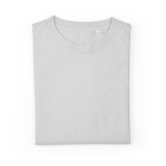 T-shirt de senhora em algodão orgânico ring-spun 165 g/m² Copacabana cor cinzento-claro segunda vista frontal 
