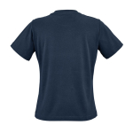 T-shirt de senhora em algodão orgânico ring-spun 165 g/m² Copacabana cor azul-marinho vista traseira 