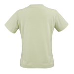 T-shirt de senhora em algodão orgânico ring-spun 165 g/m² Copacabana cor verde pastel vista traseira 
