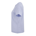 T-shirt de senhora em algodão orgânico ring-spun 165 g/m² Copacabana cor azul pastel terceira vista 