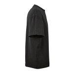 T-shirt unissexo em algodão orgânico, corte oversize 240 g/m² Paloma cor preto segunda vista