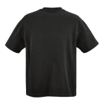 T-shirt unissexo em algodão orgânico, corte oversize 240 g/m² Paloma cor preto vista traseira 