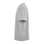 T-shirt unissexo em algodão orgânico, corte oversize 240 g/m² Paloma cor cinzento mesclado terceira vista 