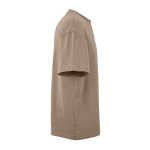 T-shirt unissexo em algodão orgânico, corte oversize 240 g/m² Paloma cor castanho-claro segunda vista