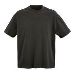 T-shirt unissexo em algodão orgânico, corte oversize 240 g/m² Paloma cor lilás vista frontal 