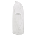 Polo unissexo de algodão orgânico de manga curta 160 g/m² Ipanema cor branco segunda vista
