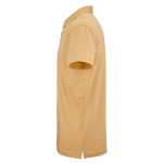 Polo unissexo de algodão orgânico de manga curta 160 g/m² Ipanema cor amarelo terceira vista 
