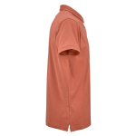 Polo unissexo de algodão orgânico de manga curta 160 g/m² Ipanema cor cor-de-laranja segunda vista