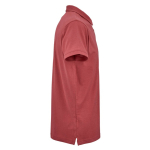 Polo unissexo de algodão orgânico de manga curta 160 g/m² Ipanema cor cor-de-laranja escuro segunda vista