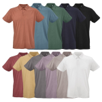 Polo unissexo de algodão orgânico de manga curta 160 g/m² Ipanema