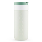 Copo térmico de aço inoxidável com mecanismo anti-gotejo Dopper 400 ml cor verde bosque terceira vista