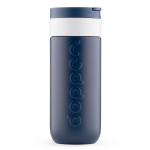 Copo térmico de aço inoxidável com mecanismo anti-gotejo Dopper 400 ml cor azul-marinho quinta vista