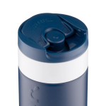 Copo térmico de aço inoxidável com mecanismo anti-gotejo Dopper 400 ml cor azul-marinho sétima vista