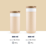 Copo térmico de aço inoxidável com mecanismo anti-gotejo Dopper 400 ml sétima vista