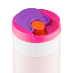 Copo térmico de viagem em aço inoxidável com tampa basculante Dopper 300 ml cor cor-de-rosa segunda vista