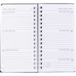 Agenda de bolso com vista semanal e certificação FSC® segunda vista