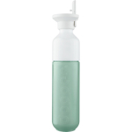 Garrafa de aço inoxidável com palhinha Dopper Original 450 ml cor verde-claro primeira vista