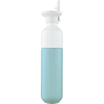 Garrafa de aço inoxidável com palhinha Dopper Original 450 ml cor azul-claro primeira vista