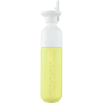 Garrafa de aço inoxidável com palhinha Dopper Original 450 ml cor amarelo-claro primeira vista