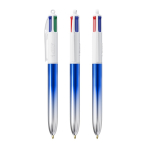 Caneta de plástico feita na UE multicarga e tinta de 4 cores BIC® cor azul