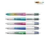Caneta de plástico com estilo degradé e tinta de 4 cores Gradient BIC®