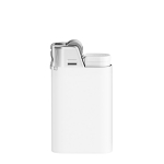 Isqueiro com impressão 360º e chama ajustável BIC® DJEEP® D1 cor branco