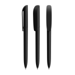 Caneta plástico mecanismo rotativo e tinta preta Super Clip Soft BIC® cor preto